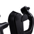 VIRPIL Controls B-JET Yoke Handle, 355mm Griffbreite, mit Notiz-Clip - silber image number null
