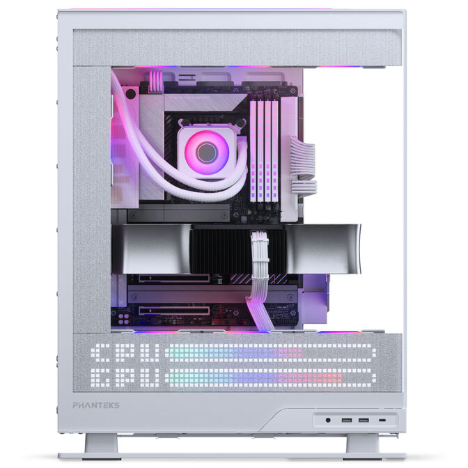 Phanteks Evolv X2 Matrix Case Bundle, Mid-Tower, E-ATX, Tempered Glass + Nxlinq V2 HUB - white image number 6
