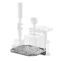 MOZA Universal Mounting Plate, f&uuml;r Schalter und Handbremse - schwarz