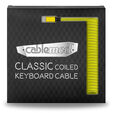 CableMod Classic Coiled Keyboard Cable USB-C zu USB Typ A, Dominator Yellow - 150cm image number null