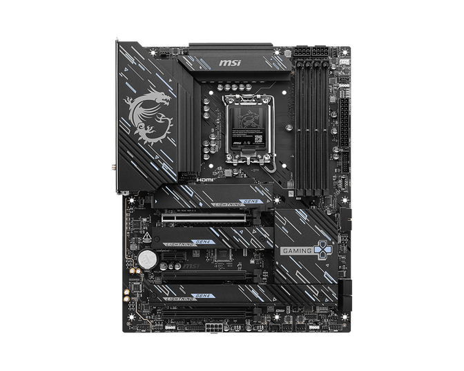 MSI Z890 Gaming Plus WIFI6E Motherboard, Socket 1851, Intel Z890, ATX, DDR5 image number 1