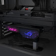 ASUS ROG Herculx Grafikkartenhalter - schwarz image number null