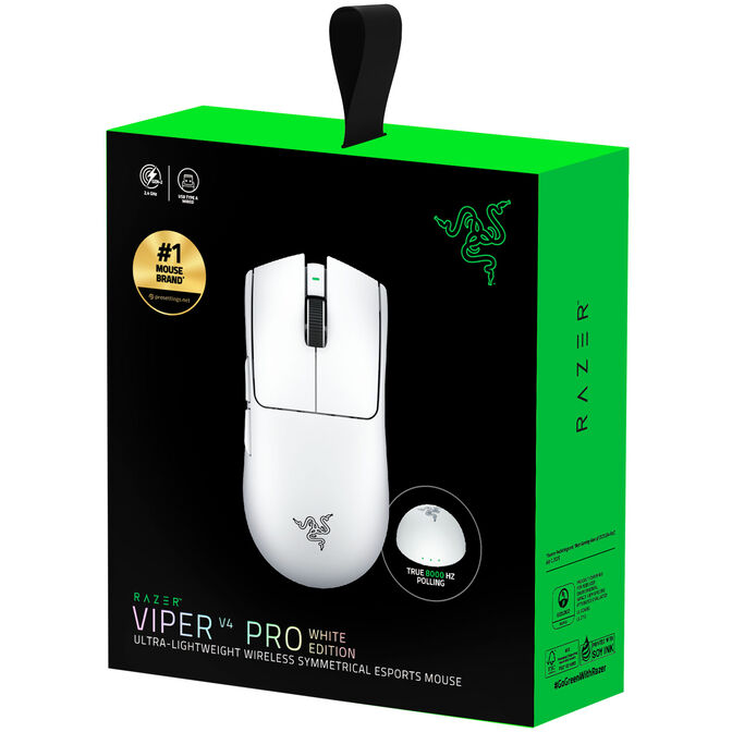 Razer Viper V4 Pro Wireless Esports Gaming Mouse - White image number 7