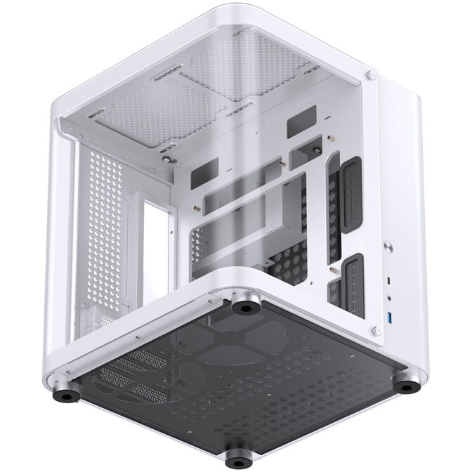 Jonsbo TK-1 2.0 Micro-ATX case, Tempered Glass - white image number 12