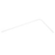 Alphacool Hardtube Acrylic 13/10mm bent 90 degrees - 60cm image number null