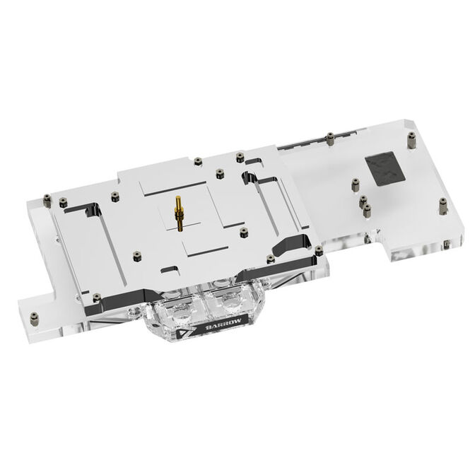 Barrow LRC2.0 full coverage GPU Water Block for ASUS TUF 3070 Aurora RGB - Acrylic image number 1