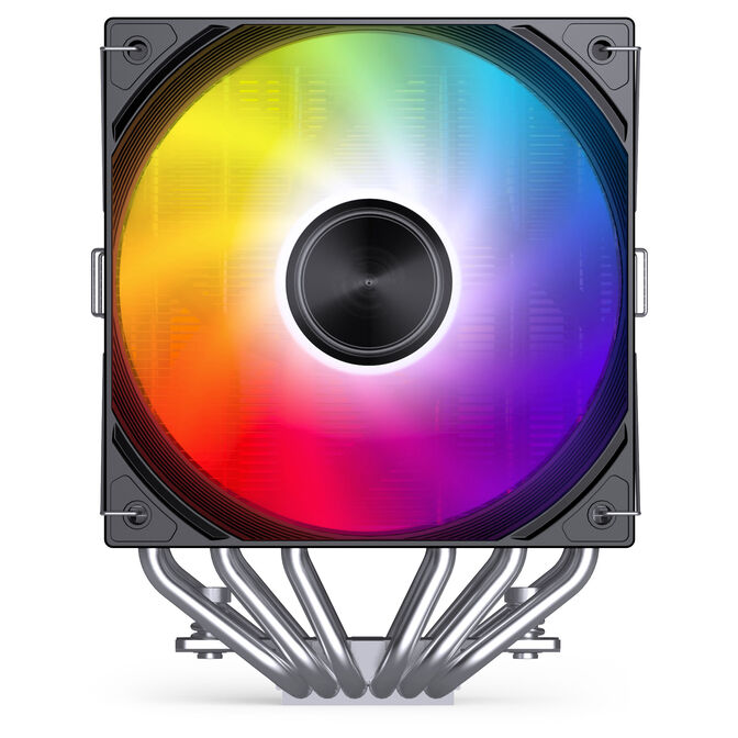 Jonsbo CA80 CPU-K&uuml;hler, Dual-Tower, 2 x 120mm, PWM, RGB - schwarz image number 6