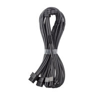 CableMod C-Series Pro Anschlusskabel - Variante B, 90&deg;, 16-Pin zu 4x 8-Pin PCIe, carbon