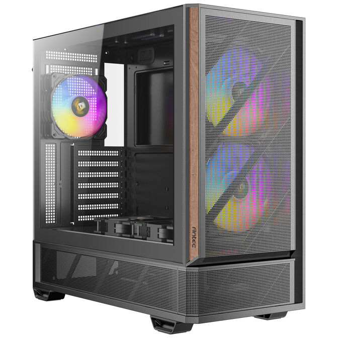 Antec P30 ARGB PC-Geh&auml;use, Midi-Tower, ATX, Tempered Glass - schwarz image number 4