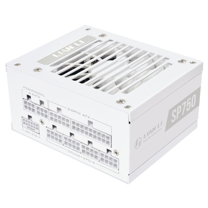 Lian Li SP750 V2 Gold Netzteil, modular, ATX 3.1 - 750 Watt, wei&szlig; image number 1