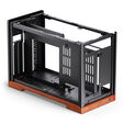 Jonsbo T9 Black PC-Geh&auml;use, Mini-Geh&auml;use, ITX, PCIe 5.0 Riserkabel - schwarz image number null