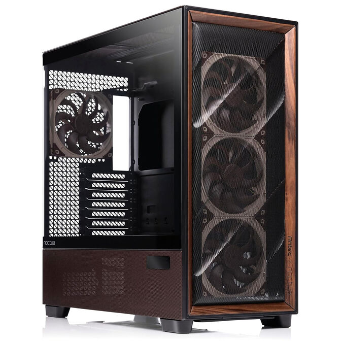 Antec Flux Pro Noctua Edition PC-Geh&auml;use, Midi-Tower, E-ATX, Tempered Glass - braun/schwarz image number 0