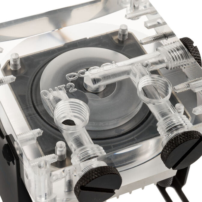 Alphacool Laing DDC310 Pumpe, Complete Edition mit Eisdecke-Top - silber/Acryl image number 3