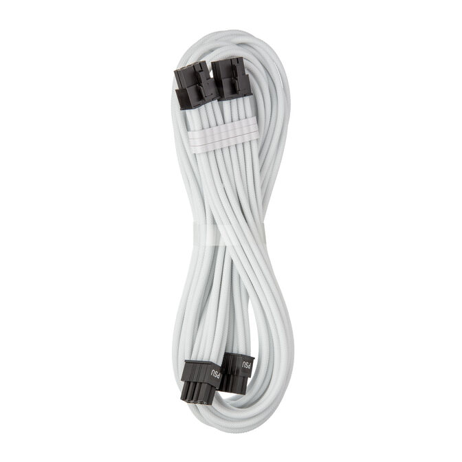 CableMod C-Series Pro ModMesh Bridged Anschlusskabel - 8+8-Pin PCIe, wei&szlig;, 60cm image number 0