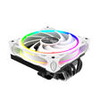 Akasa SOHO H6L M2 Low-Profile CPU Cooler, ARGB - 120mm, white image number null