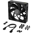 Corsair iCUE LINK RX140 MAX Series, PWM Fan - 140mm, black image number null