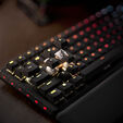 Corsair Vanguard 96 Wireless Gaming Keyboard, Mechanical, RGB, LCD Display, DE Layout - Black image number null