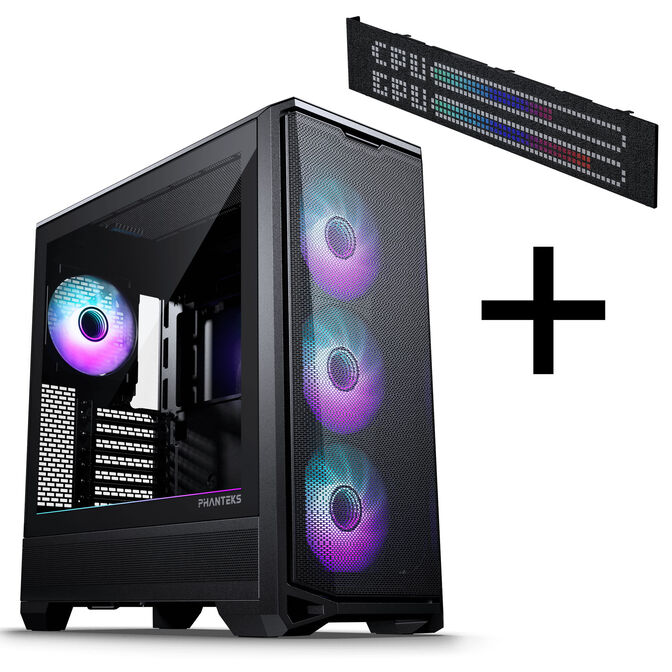 PHANTEKS Eclipse G400A PC Case Bundle + Matrix LED - black image number 0