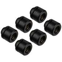 EK Water Blocks EK-Quantum Torque HDC 12 - 6er-Pack, schwarz