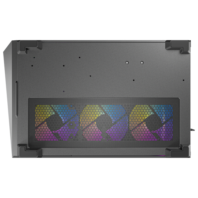 Antec C5 Computer Case, Mid-Tower, ATX, RGB, Tempered Glass - black image number 11