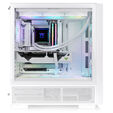 Thermaltake S380 TG ARGB PC Case, Mid Tower, ATX, Tempered Glass - including 4x 120mm Fans, White image number null
