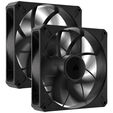 Corsair RS Series RS140 Max PWM Fan - 140mm, black, 2-pack image number null