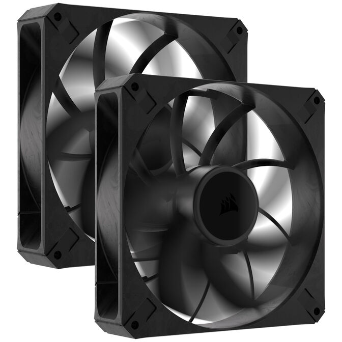 Corsair RS Series RS140 Max PWM Fan - 140mm, black, 2-pack image number 1