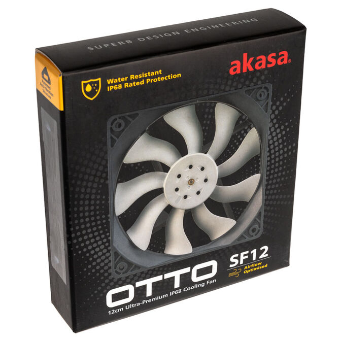 Akasa OTTO SF12 PWM L&uuml;fter, Wasserresistent - 120mm image number 4
