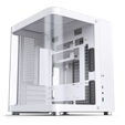 Jonsbo TK-1 2.0 Micro-ATX case, Tempered Glass - white image number null