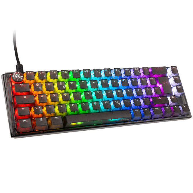 Ducky One 3 Aura Black SF Gaming Keyboard, RGB LED - Kailh Jellyfish Y image number 0