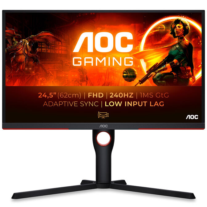 AOC Gaming 25G3ZM/BK, 24,5 Zoll Gaming Monitor, 240 Hz, VA, FreeSync image number 0