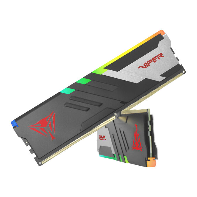 Patriot Viper Venom RGB DDR5-6000 RAM, CL28, EXPO - 32 GB Dual-Kit, schwarz image number 4