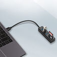 AXAGON HMA-CR3A Multiport-Hub, USB 3.0 Typ A, 3x USB-A, SD, microSD image number null