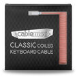 CableMod Classic Coiled Keyboard Cable USB-C zu USB Typ A, Orangesicle - 150cm image number null