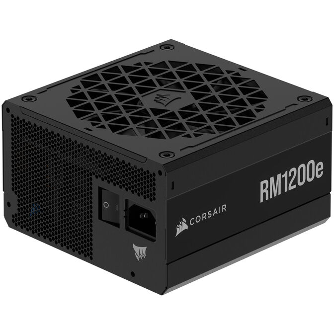 Corsair RMe Series RM1200e 80 PLUS Gold power supply, modular, ATX 3.1, PCIe 5.1 - 1,200 watts, black image number 1