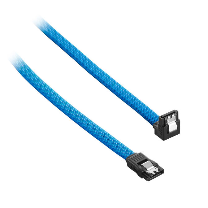 CableMod ModMesh Right Angle SATA 3 Cable 60cm - hellblau image number 0