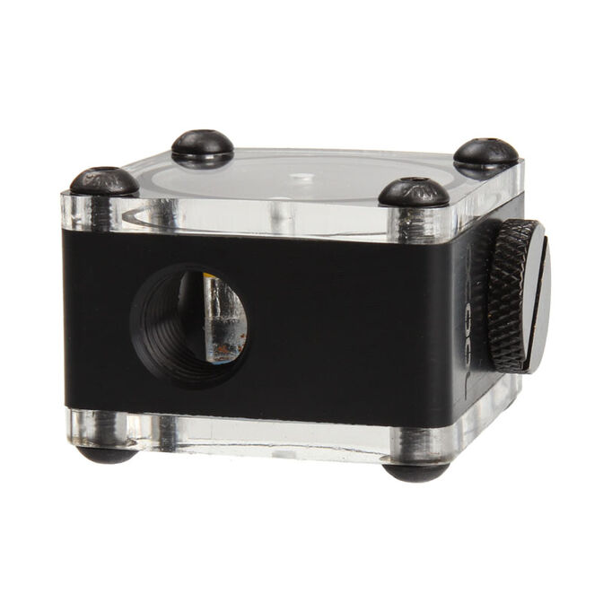 Alphacool Eisfluegel Durchflussanzeiger G1/4 eckig - Acetal image number 1