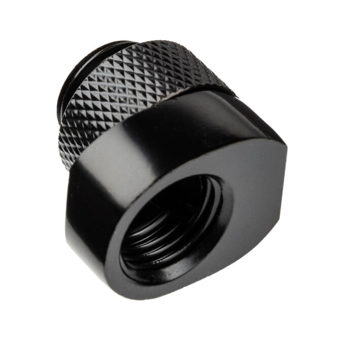 Alphacool Eiszapfen G1/4 inch extension offset MF 8 - black image number 0