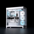 Corsair FRAME 4500X LX-R RGB PC-Geh&auml;use, Midi-Tower, E-ATX, Tempered Glass - wei&szlig; image number null