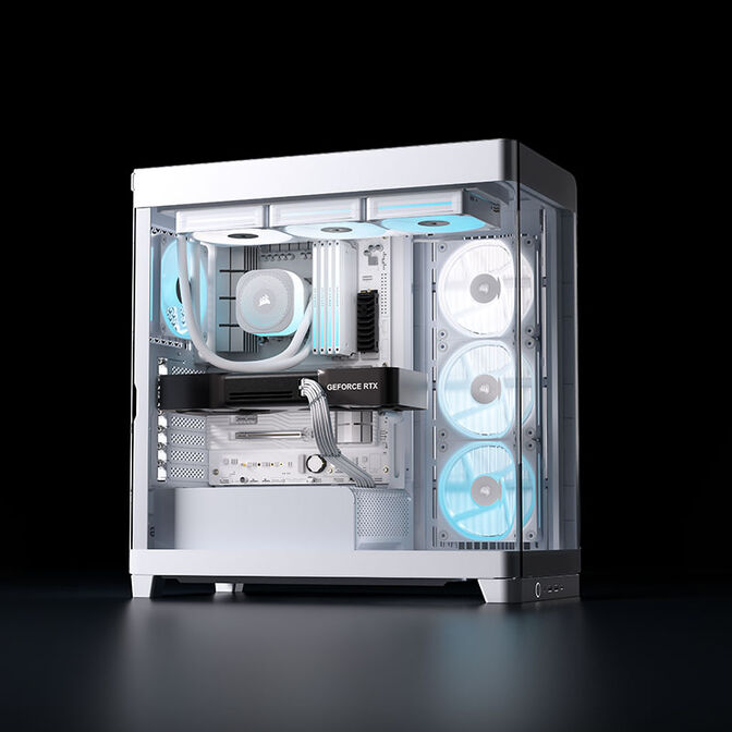 Corsair FRAME 4500X LX-R RGB PC-Geh&auml;use, Midi-Tower, E-ATX, Tempered Glass - wei&szlig; image number 16