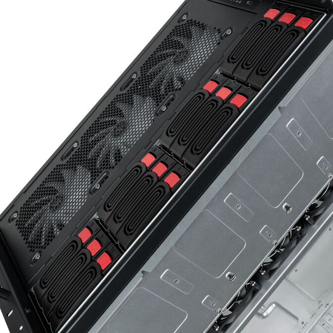 SilverStone RM61-312 Rackmount-Geh&auml;use, 12-Bay, 6U - schwarz image number 13