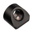 EK Water Blocks EK-Quantum Torque Adapter 45 Degree G1/4 inch Female to G1/4 inch Female - Black image number null
