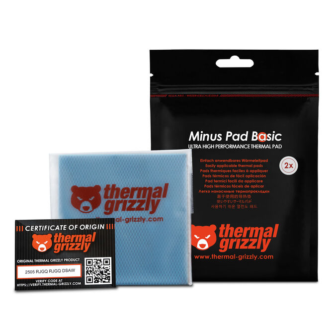 Thermal Grizzly Minus Pad Basic - 100 x 100 x 1.5 mm, 2 pieces image number 7