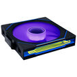 Lian Li UNI FAN SL-INF Wireless L&uuml;fter, ARGB, PWM - Reverse Blade, 140mm, schwarz image number null
