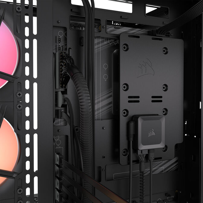 Corsair 3500X LX-R PC-Geh&auml;use, Midi-Tower, E-ATX, RGB, Tempered Glass - schwarz image number 13