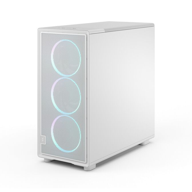 Fractal Design Epoch XL White RGB TG Clear Tint PC Case, Mid Tower, E-ATX, ARGB, Tempered Glass &ndash; white image number 3
