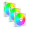 Montech RX120 PRO PWM Reverse L&uuml;fter, ARGB - 3er-Pack, 120mm, wei&szlig;