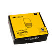 Corsair Hydro X Series Adapter 90 Grad G1/4 Zoll AG auf G1/4 Zoll IG - 2er Pack, drehbar, chrome sil image number null