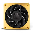 Alphacool Apex Stealth Metall Power L&uuml;fter 120 mm, 3.000 U/min  - gold image number null