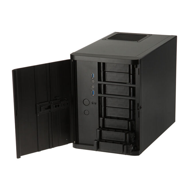 SilverStone SST-DS380B External 8x 3,5 Zoll SATA, 4x 2,5 Zoll - schwarz image number 4